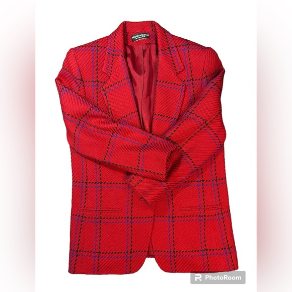 *SOLD* BENARD HOLTZMAN Red blazer - Picture 3 of 6